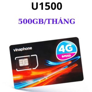 SIM DATA U1500 Tặng 500GB/ Tháng